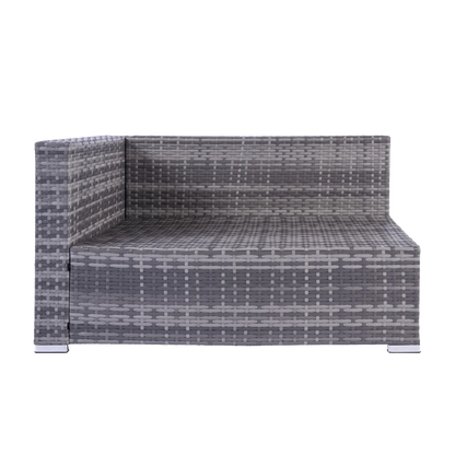 Sailing luxury outdoor rattan sofa outdoor waterproof garden corner sofa fashion wicker garden furniture
