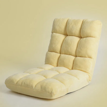 Japanese tatami bed can be sleeped, lying bay window chair, dormitory folding simple lazy sofa white triple