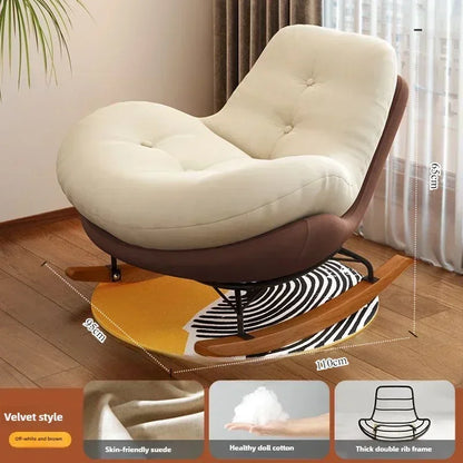 Sofa Penguin Rocking Chair Adult Lounge Chair Adult Living Room Snail Balcony Home Indoor Leisure Rocking Chair Recliner