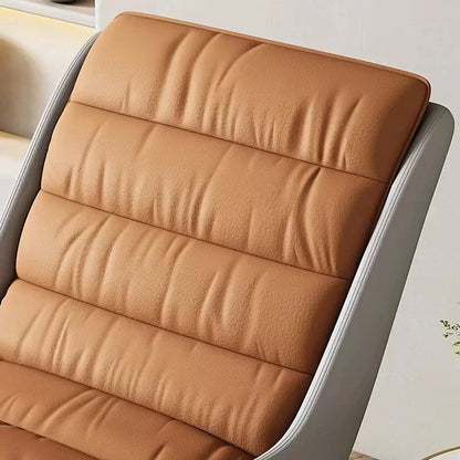 Nordic Rocking Chair Recliner Light Luxury Single-Seat Sofa   Home Lazy Fabric Sofa   Balcony Living Room Leisure Chair