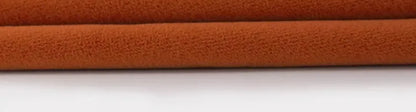 Luxury Nordic Minimalist Blackout Velvet Curtains for Bedroom Living Room Orange Home Decor Custom Tulle and Valance