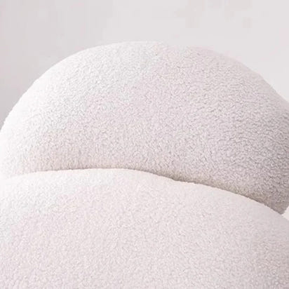 Pink Modern Lounge Recliner Chair - Nordic Style Designer Home Furniture for Comfortable Back Support