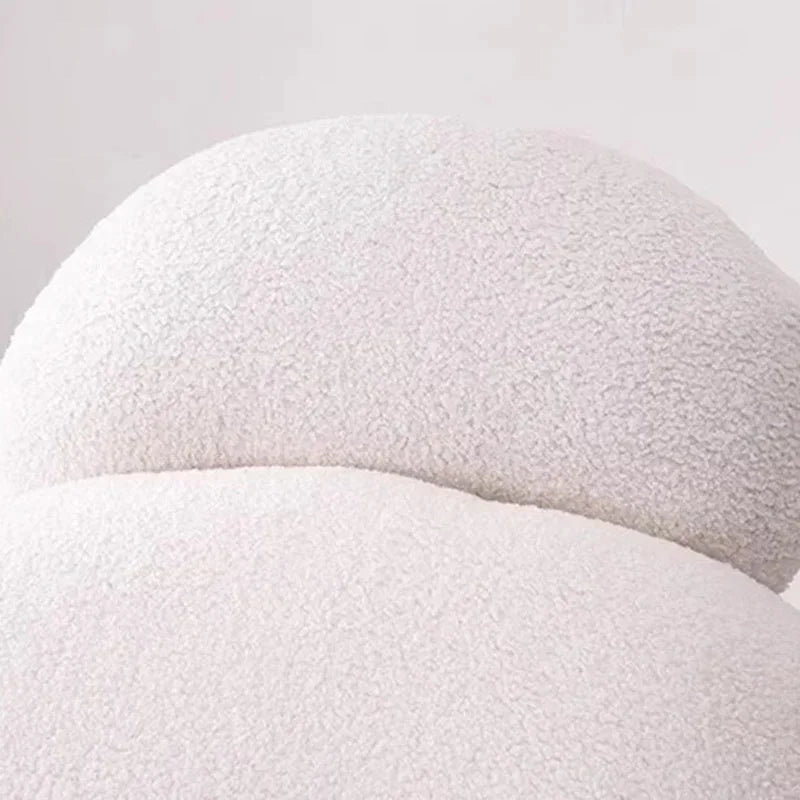 Pink Modern Lounge Recliner Chair - Nordic Style Designer Home Furniture for Comfortable Back Support