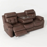 Comfortable living room artificial leather recliner sofa