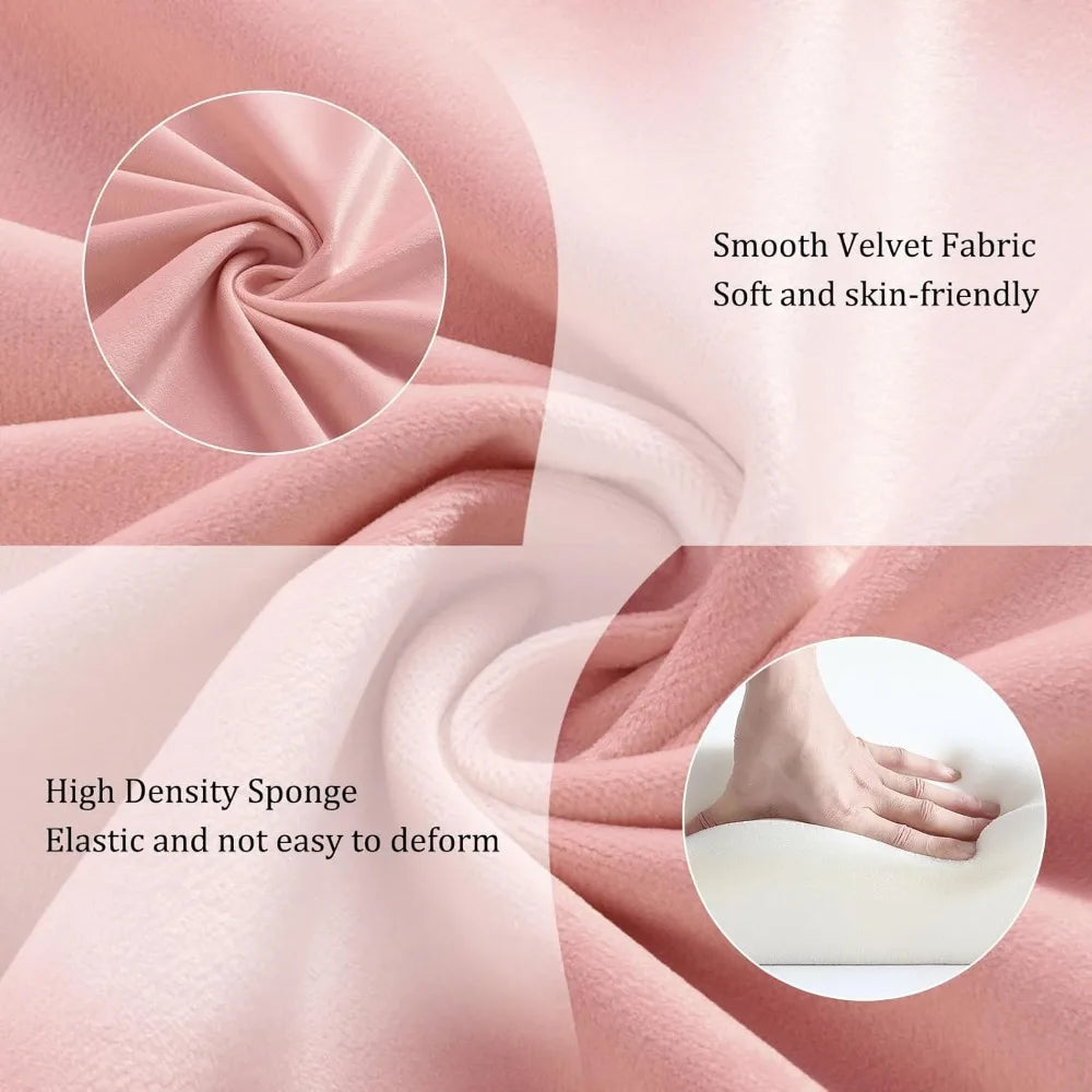 Contemporary Adjustable Height Velvet Swivel Chair for Vanity and Makeup Use