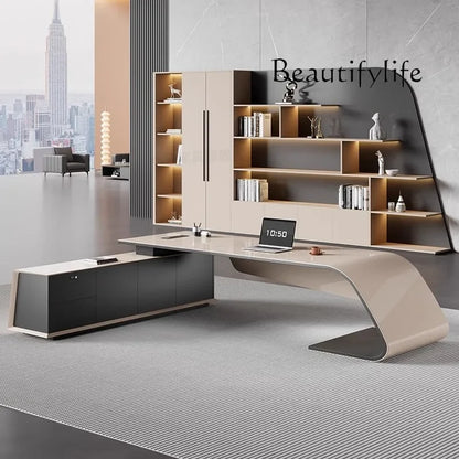 Factory Promotion Computer Desks Work Creativity Creativity Conference Office Desk Reception Secretary  Desk  Unique Designer