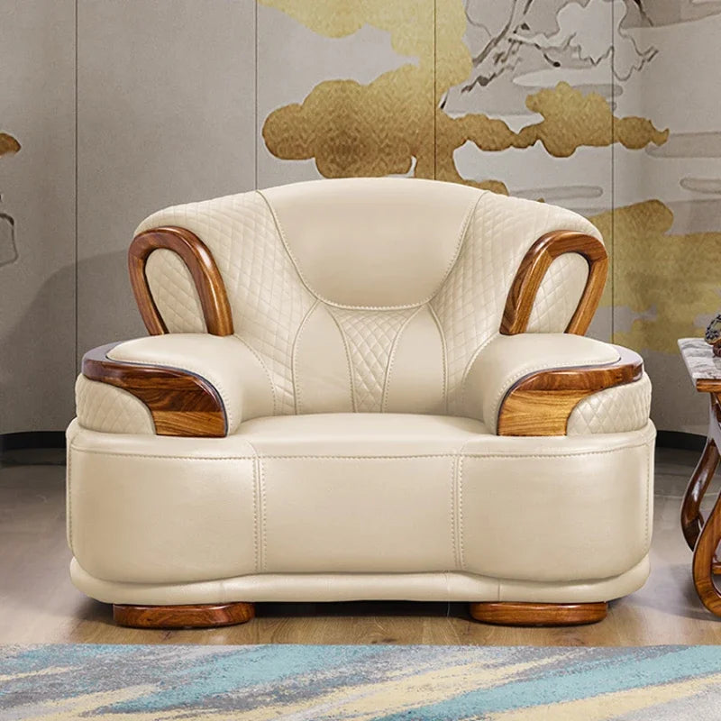 Head Layer Cowhide Living Room Sofas Luxury Single Modern Lazy Chaise Nordic Lounge Divani Da Soggiorno