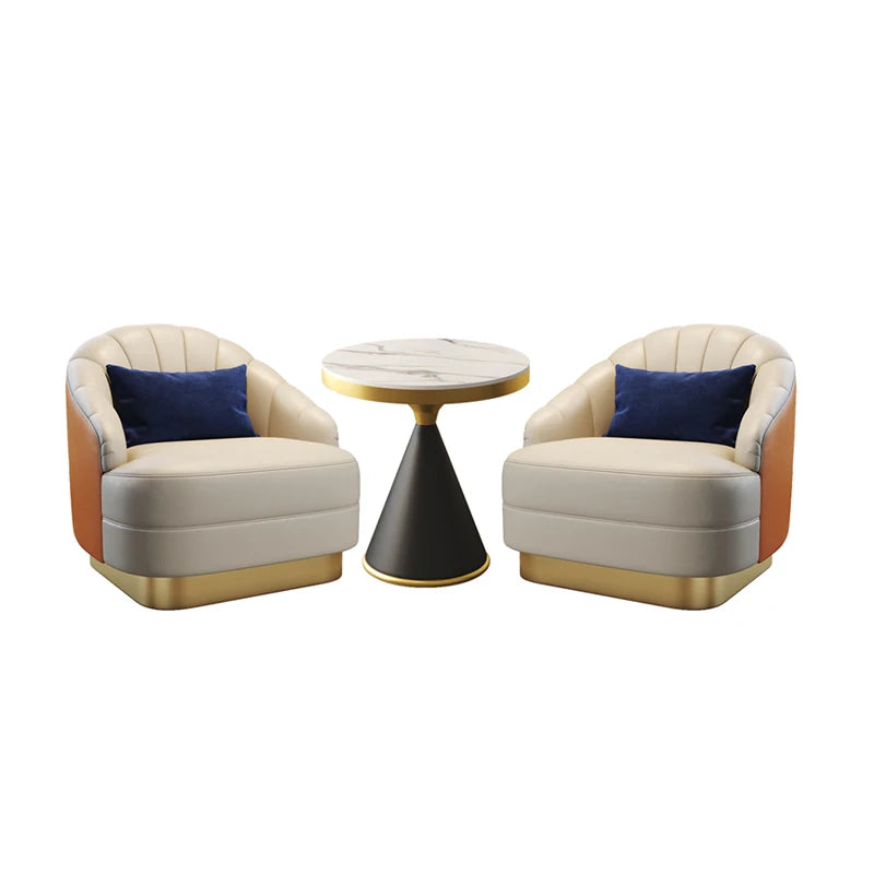 Chaises de canapé de salon modernes nordiques, piste de réception confortable, meubles de salon, balcon confortable, luxe