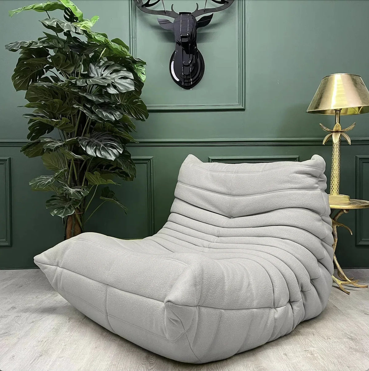 Caterpillar sofa togo modern living room balcony lounge lazy sofa available white lamb wool sofa