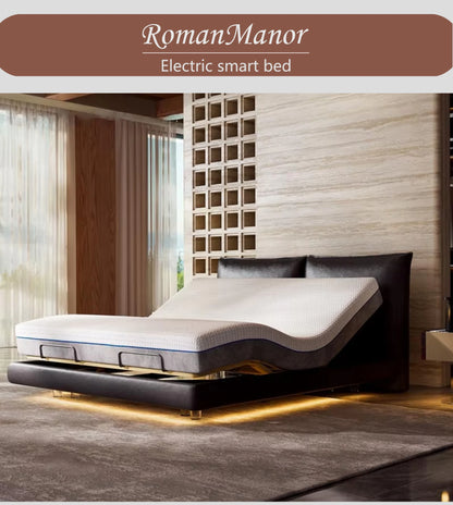 Luxury Adjustable Home Double Bed Separable king Size Soft Bed Wireless Remote Control with Light Smart Bed