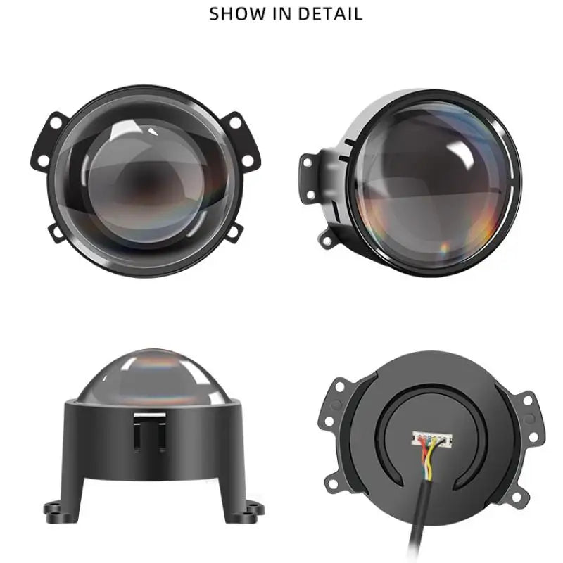 Car Devil Eye LED Headlight 6 Low Light Modes Control The Atmosphere In The Car Universal Motorcycle Lens Headlight