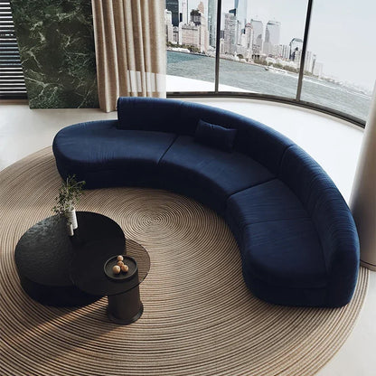 Semicircular curved special-shaped sofa beauty salon sales office hotel business hall rest area reception area negotiation