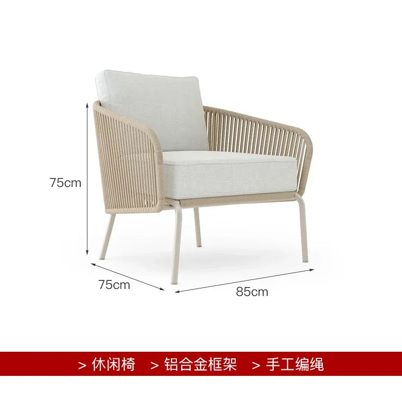 Courtyard Homestay Outdoor Sofas Recliner Chair Gaming Lazy Garden Sofas Nordic Floor Outdoor Furniture Gartenstuhl Lshysf