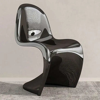 Nordic Plastic Dining Chairs Transparent Lazy Designer Ergonomic Dining Chairs Accent Desk Minimalist Muebles Acrylic Furniture