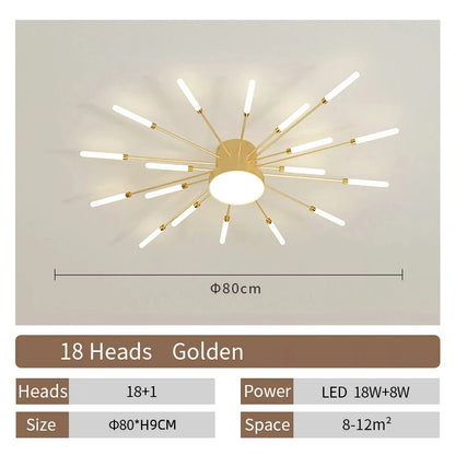 Creative LED Ceiling Lamp Modern Living Room Lights Nordic Home Decor Dining Bedroom Lighting Lustre Indoor Ceiling Pendant Lamp