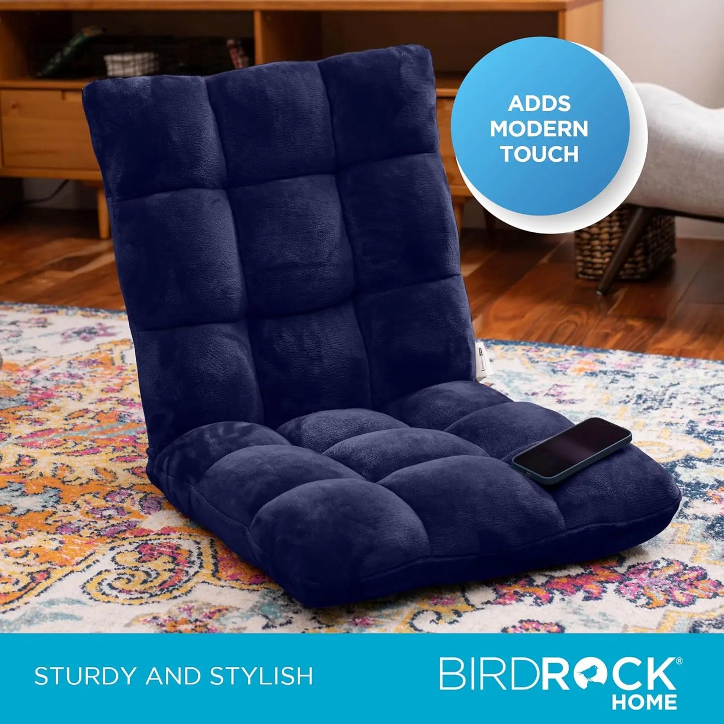 Adjustable Memory Foam Floor Chair,Ideal for Gaming, Reading, Meditation - Comfortable and Versatile - Comfy Foldable Floor Seat