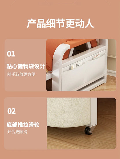 Sofa bed folding dual-purpose small apartment 2024 Internet celebrity new living room 1.2 multi-function single and double retra