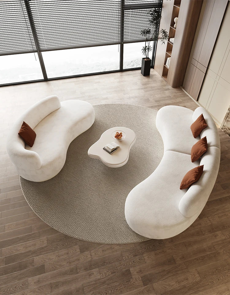 Cream Wind Aesthetics Sofas Lounge Luxury Gaming Lazy Nordic Modern Sofas Romantic Comfortable Adult Divano Balcony Furniture