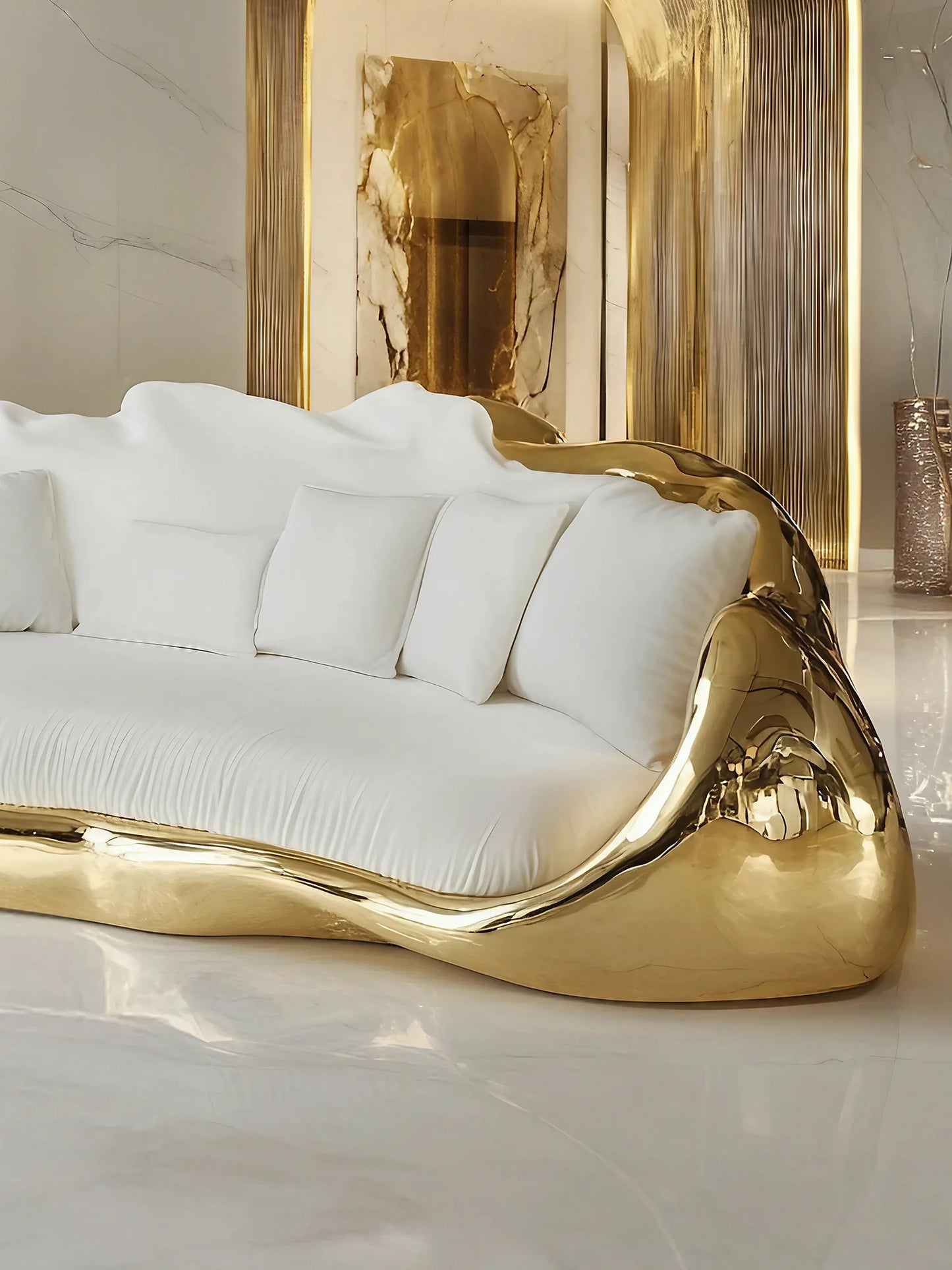 Art Postmodern Sofa Villa Large Flat Floor Furniture High Luxury International Hall A9