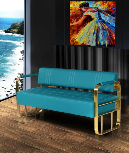 Barber Shop Sofa Waiting Chair Simple Modern Nordic Double Studio Salon Sofa