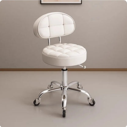 Big work stool hair cutting chair rotating lifting round stool pulley hair salon special beauty stool
