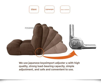 Creative Lying and Sleeping Living Room Sofa Japanese Tatami Bedroom Lazy Sofa Folding Backrest Lounge Chair Home Floor Chair