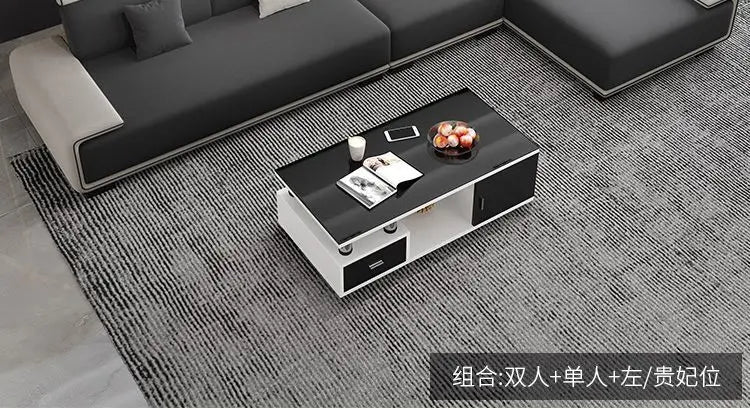 Nordic technology fabric sofa living room modern complete latex light luxury combination dual-purpose