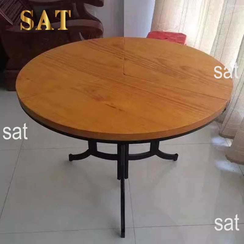 z Kitchen Legs Dining Table Nordic Space Saving Vanity Folding Dining Table Wooden Design Mesa Plegable Furnitures   z