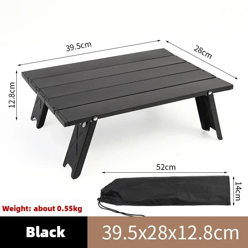 Portable Outdoor Beach Table Ultralight Foldable Camping Table Mini Aluminum Table Garden Party Trip Hiking Table