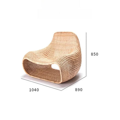 Simple Creative Living Room Chair Homestay Balcony Popular Retro Living Room Chair Home Furniture Sedile Per Soggiorno YS40CC