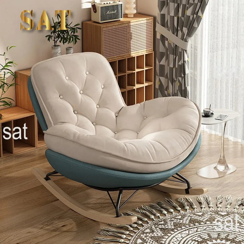 For Modern Living Room Lounge Rocking Chairs Home Furniture Apartment Bedroom Adults Single Sofa Lazy Recliner Lounge Chair*