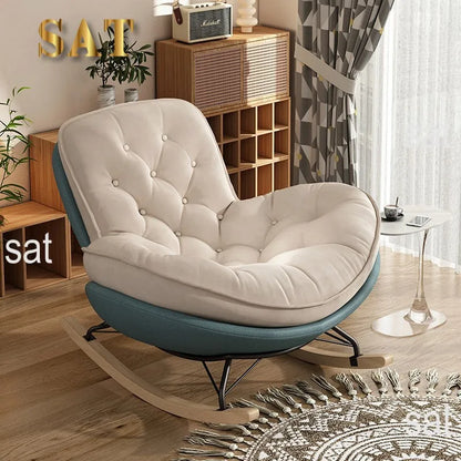 For Modern Living Room Lounge Rocking Chairs Home Furniture Apartment Bedroom Adults Single Sofa Lazy Recliner Lounge Chair*