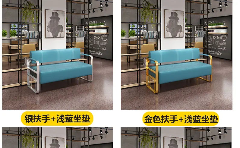 Office reception Small apartment sofa Barber shop Waiting chair Rental house Clothing beauty