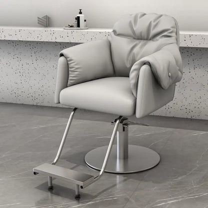 Creative Luxury Barber Chairs Modern Simple Style Minimalist Salon Chairs Space Saving Italian Friseurstuhl Salon Furniture