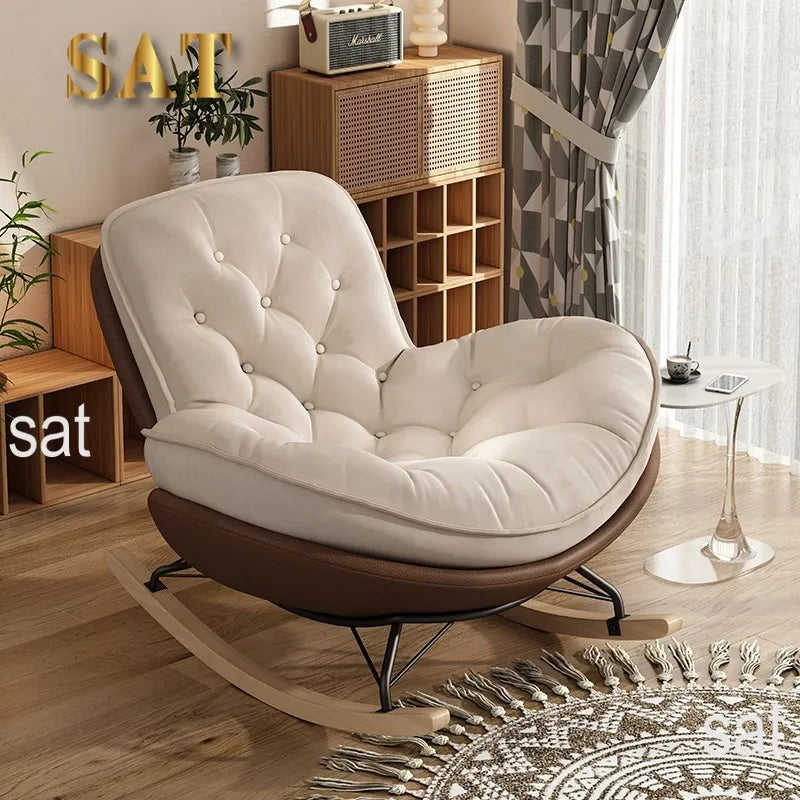 For Modern Living Room Lounge Rocking Chairs Home Furniture Apartment Bedroom Adults Single Sofa Lazy Recliner Lounge Chair*