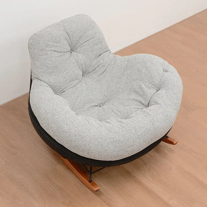 Nordic Relax Living Room Chairs Rocking Sofa Modern Comfortable Living Room Chairs Italian Design Home Furniture Cadeiras FYLC