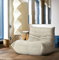 Caterpillar sofa togo modern living room balcony lounge lazy sofa available white lamb wool sofa