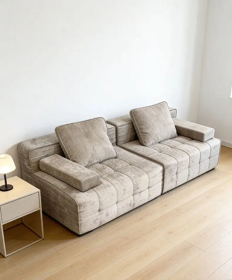 Vacuum Compressed Sofa Living Room Decoration Armchairs Fabric Sponge Sofa Lazy Modern Lounge Boneless Couch Hotel Furniture