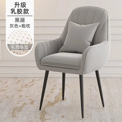Modern Living Room Dining Chairs Home Furniture Bedroom Dormitory Back Chair Nordic Restaurant Kitchen Cafe Leisure Chair