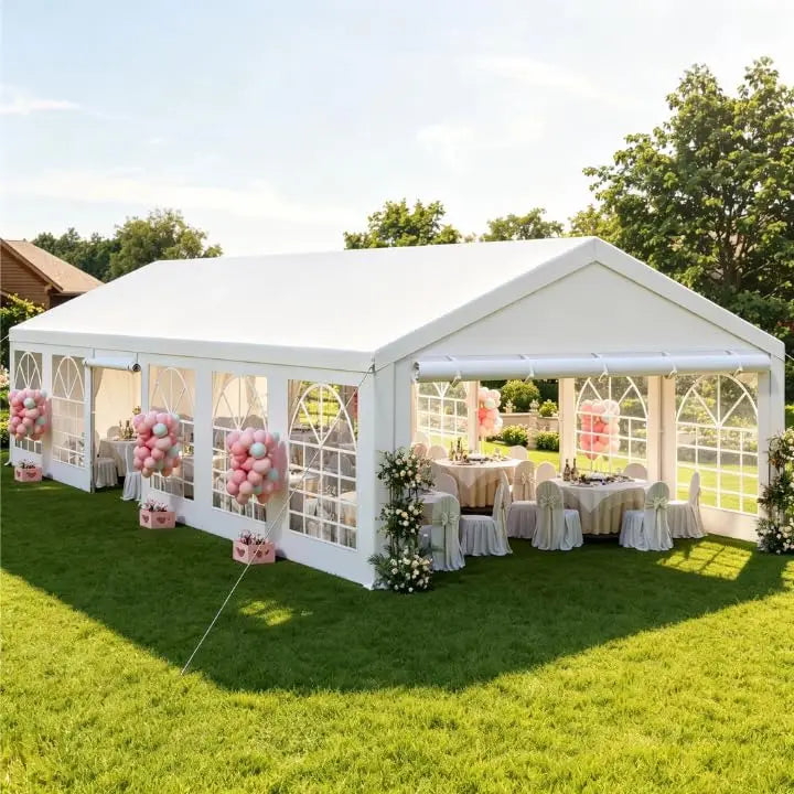 20×40FT Party Tent Outdoor Heavy Duty Wedding Event Shelters, Customized