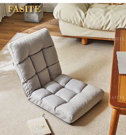 Lazy sofa tatami bay window lazy chair folding fabric can sit single chair balcony bedroom back lying