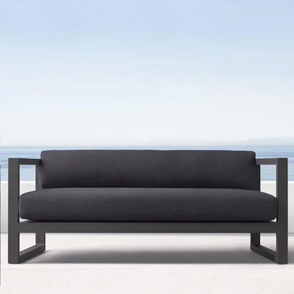 Outdoor Aluminum Alloy Sofa Four Piece Set,Terrace Garden Bar Waterproof Sofa Furniture Set outdoor furniture set sectional sofa