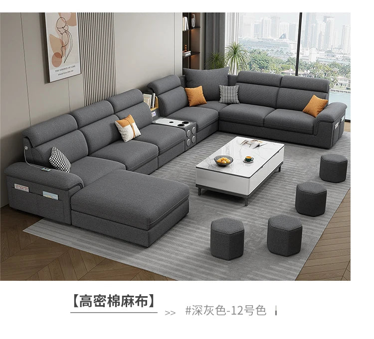 Minimalist Leather Frame Sofa Gaming Background Modular Sleeper Sofa Modern Recliner Lounge Lazy Women Divano Lounge Furniture