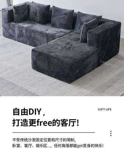 AR Home Furniture Living Room Fabric Compressed Sofa Lounge Daybed L Shape Bedroom Sofa Bed Couch Recliner Divano Da Soggiorno