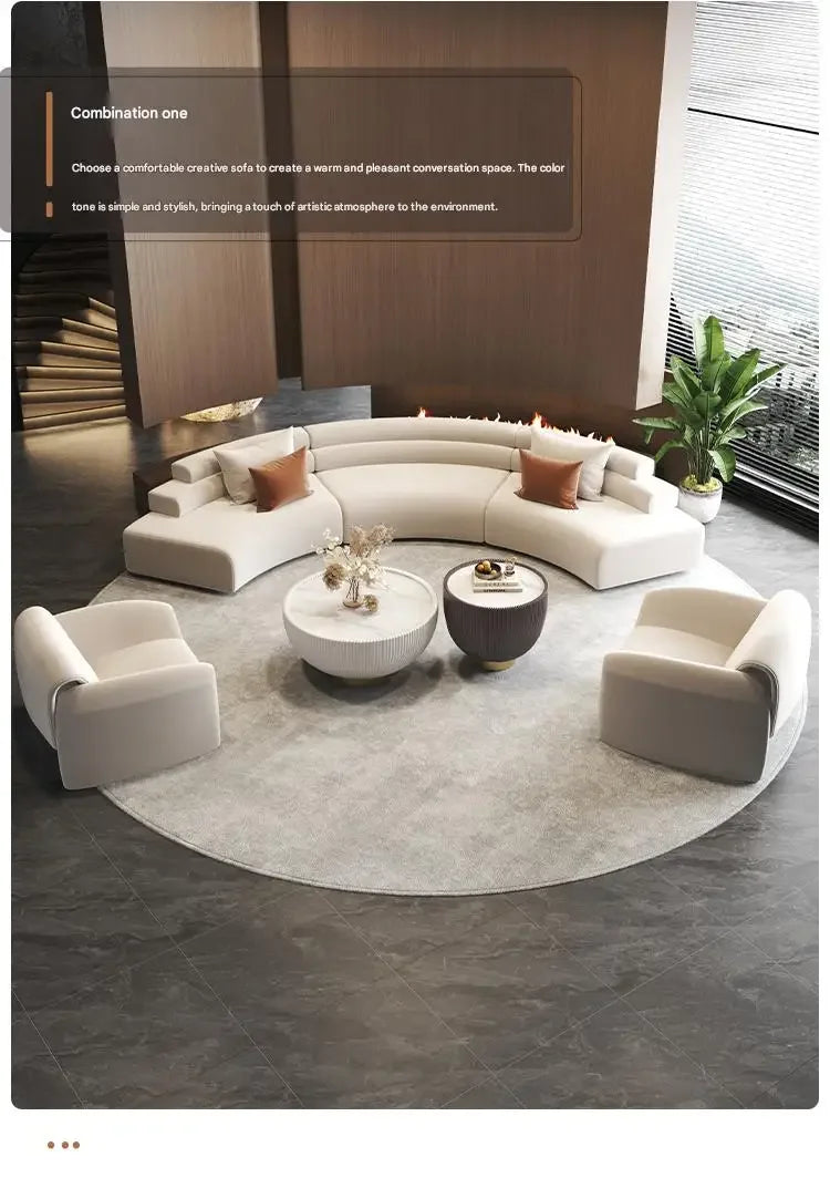 A44 Modern Nordic Living Room Sofas Conference Tables Office Sectional Corner Outdoor Sofa Curved Designer Muebles Home Furnitur