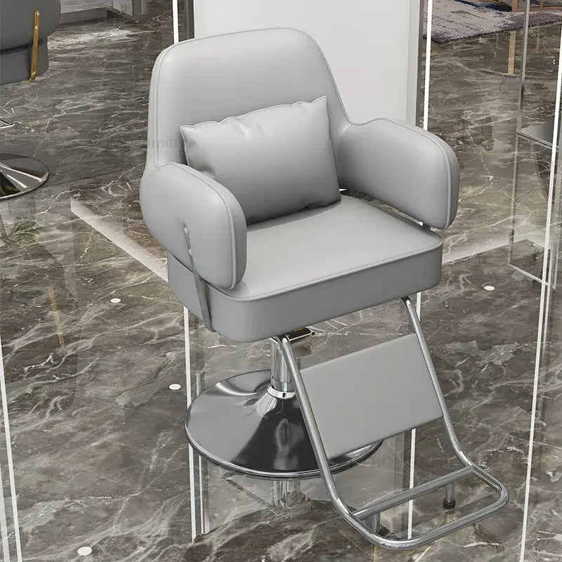 Light Luxury Barber Chairs Hair Salon Special Liftable Barber Chair European Simple Salon Furniture Hairdressing Salon Chairs Y