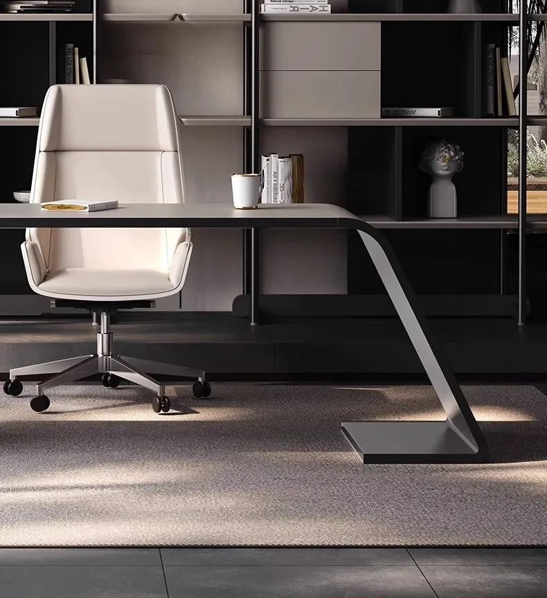 Luxury Paint Office Desk High-end Simple Modern Creative Boss Desk President Manager Mesas De Escritorio Office Furniture