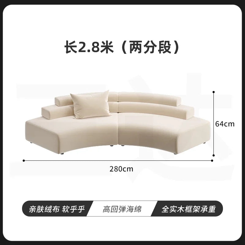 A44 Modern Nordic Living Room Sofas Conference Tables Office Sectional Corner Outdoor Sofa Curved Designer Muebles Home Furnitur