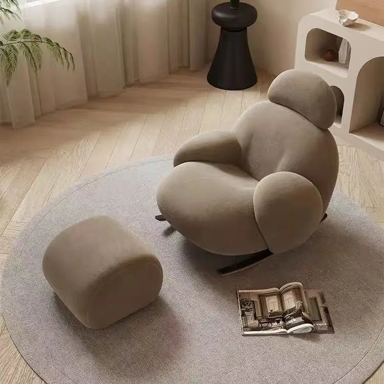 Single Recliner Rocking Chair Living Room Furniture Arm Chaise Leisure Lounge Chair Living Room Modern Leisure Sofa Chairs