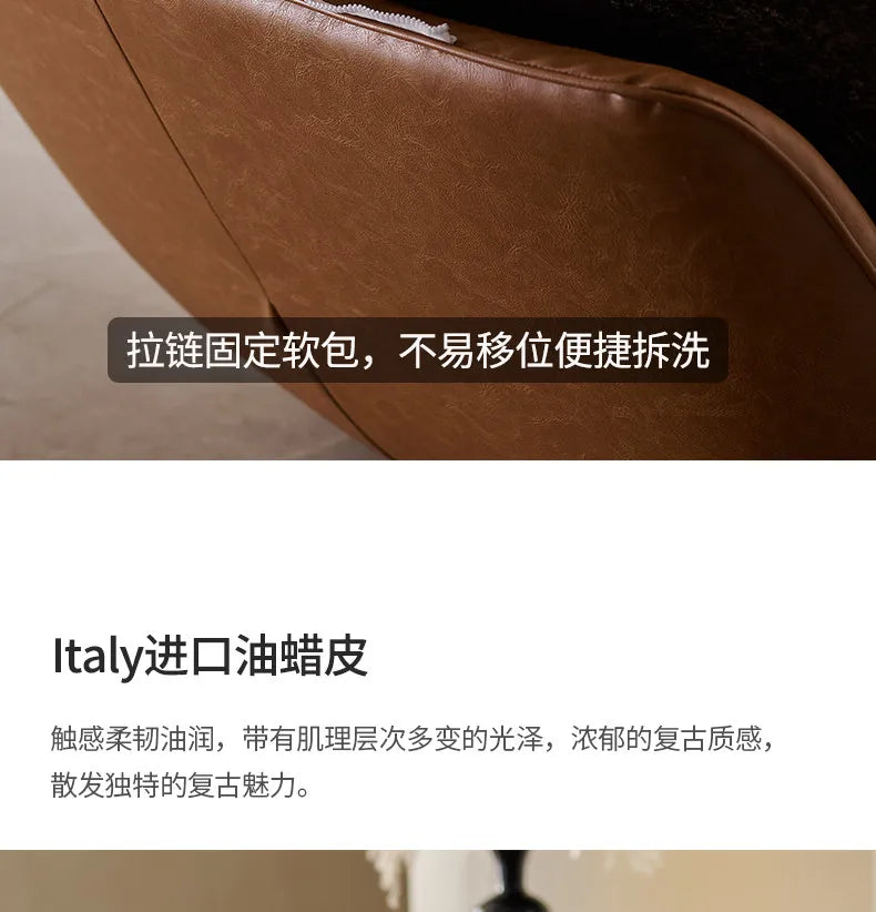 Italian minimalist living room couple double sofa recliner advanced reclining sleeping lazy sofa down